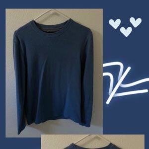 Banana Republic Sky Blue Polyester Long Sleeve